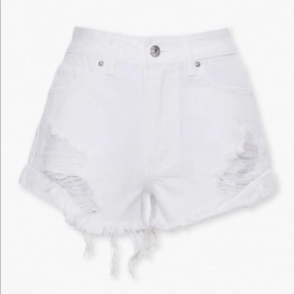 Denim shorts